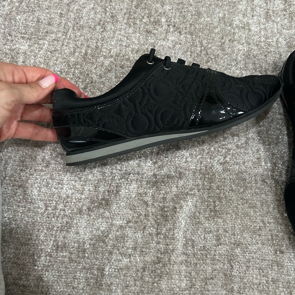 COACH Black slip on sneakers size 7 - Picture 5 of 7